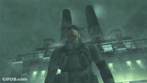 Metal Gear Solid 2 Sons Of Liberty Poster GIF