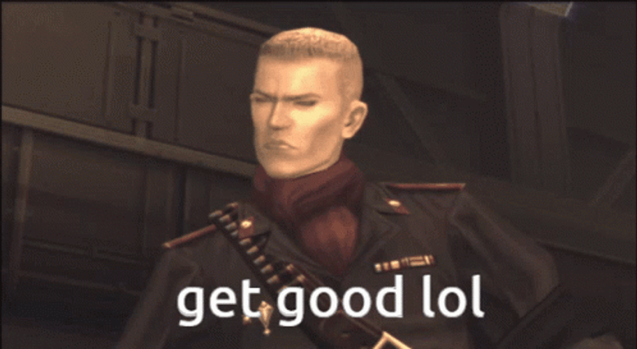 Metal Gear Solid Get Good LOL Reaction GIF