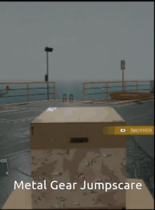 Metal Gear Solid Jumpscare GIF