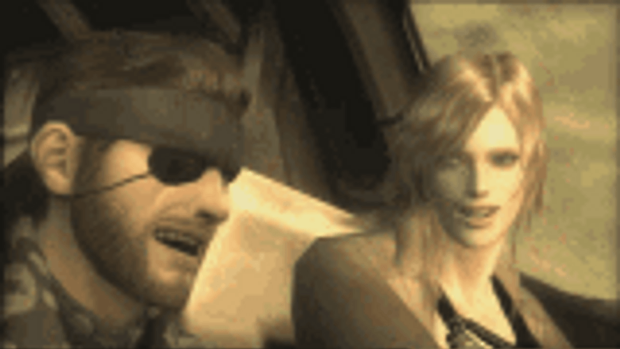 Metal Gear Solid Laughing GIF