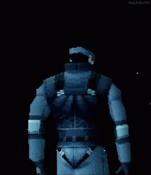 Metal Gear Solid Pixel Snake GIF