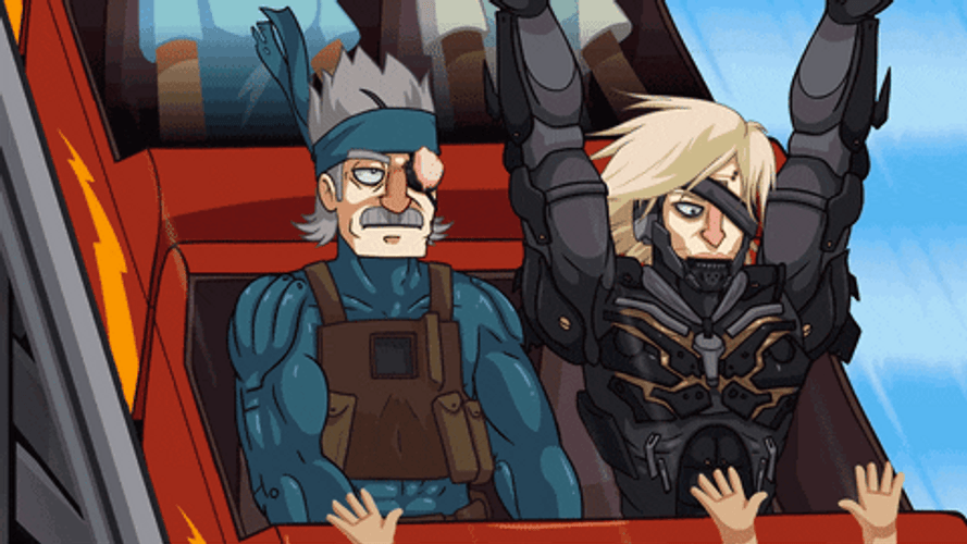Metal Gear Solid Rollercoaster GIF