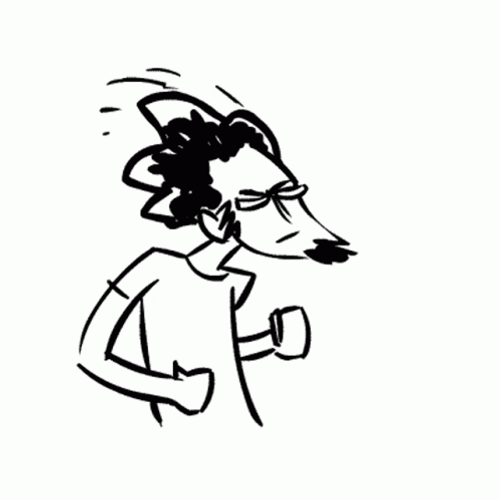 Metal Headbang Simple Animation GIF
