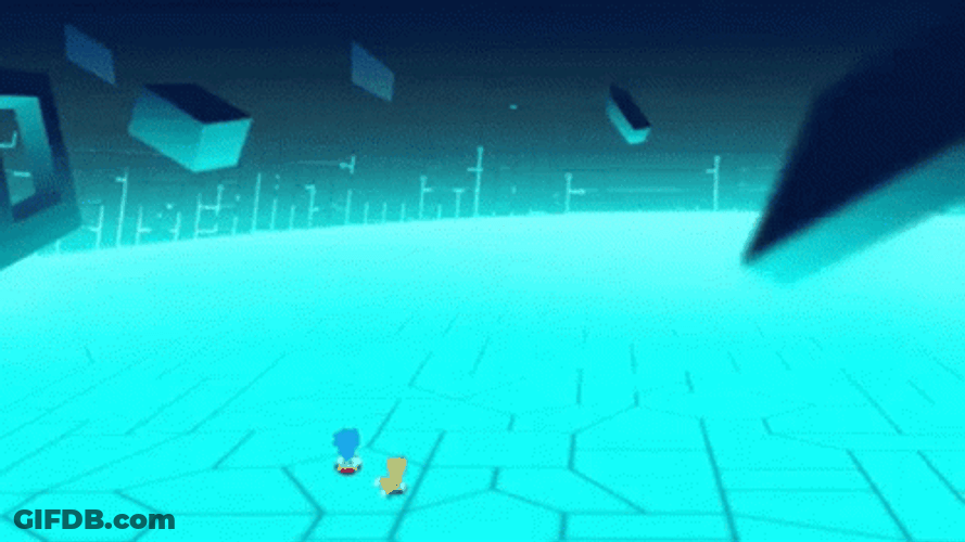 Metal Sonic And Tails GIF