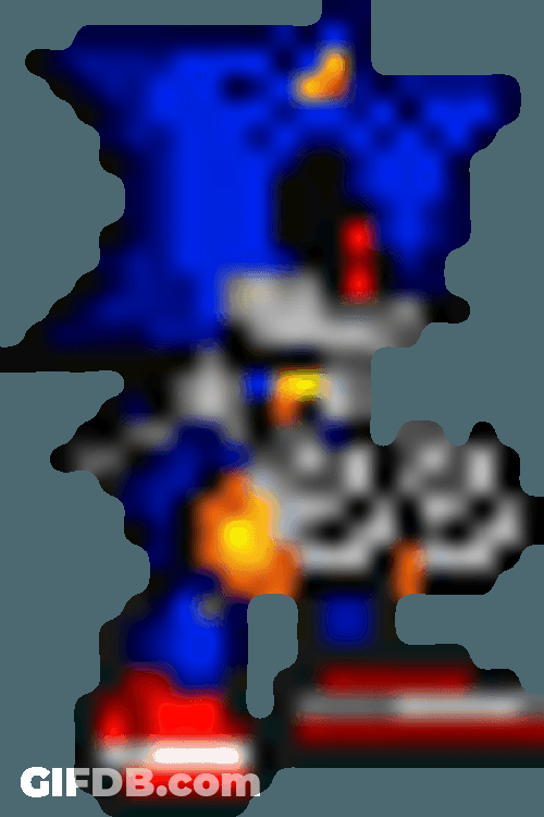 Metal Sonic Different Colors GIF