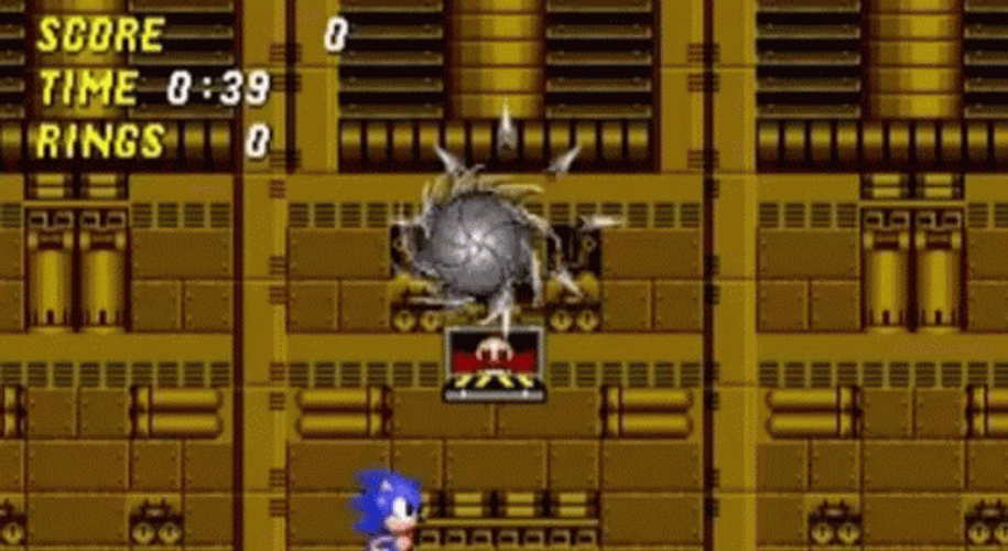 Metal Sonic Labyrinth Zone GIF