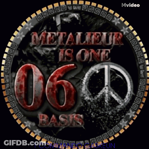 Metaleur One Basis Red On Black GIF
