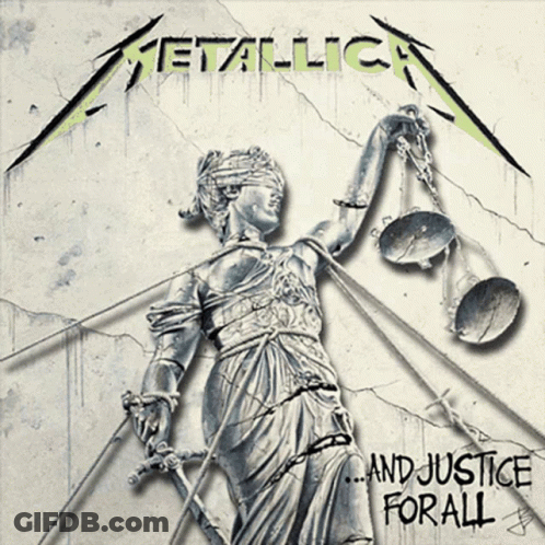 Metallica And Justice For All Album Cover GIF