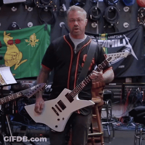 Metallica Rock Star GIF