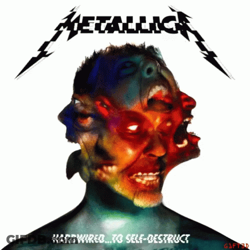 Metallica 'S Hardwired To Self-Destruct Album Cover GIF