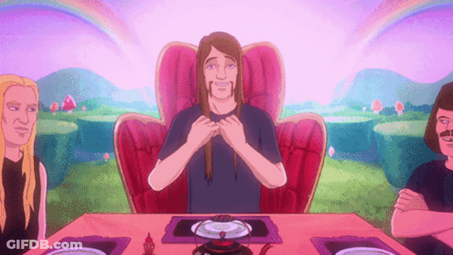 Metalocalypse Eating Together GIF