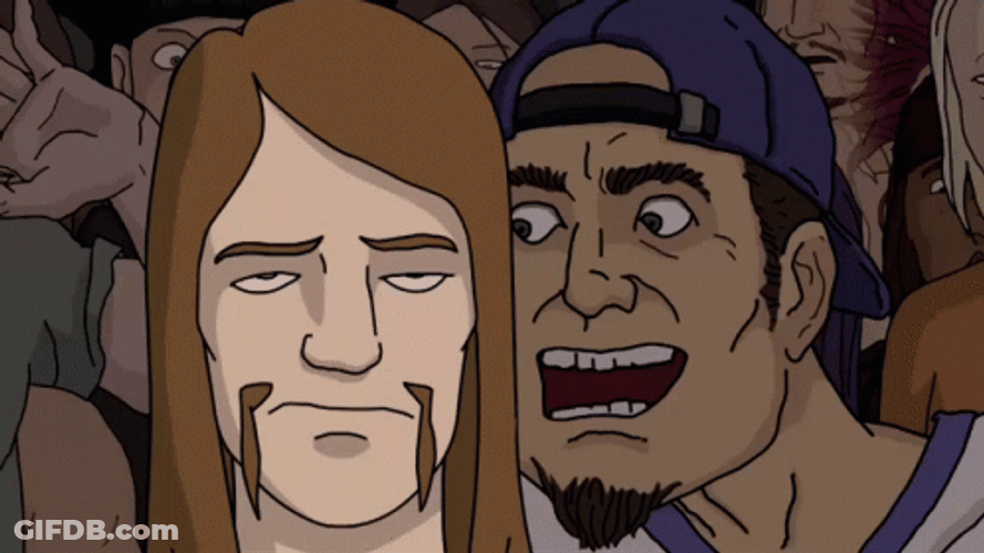 Metalocalypse Man Whispering GIF