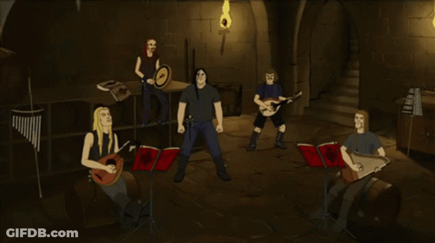 Metalocalypse Music Band GIF