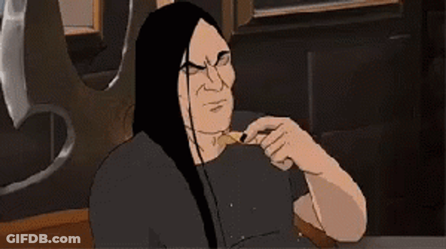 Metalocalypse Nathan Eating Fast GIF
