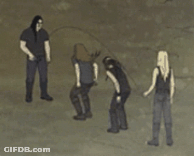Metalocalypse Playing Team GIF