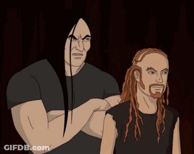 Metalocalypse Rainbow Flag GIF