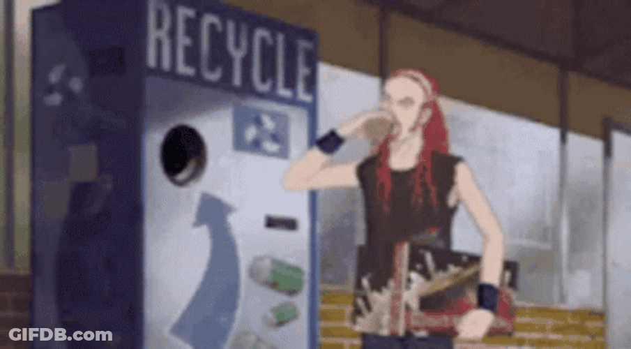 Metalocalypse Throwing Trash GIF