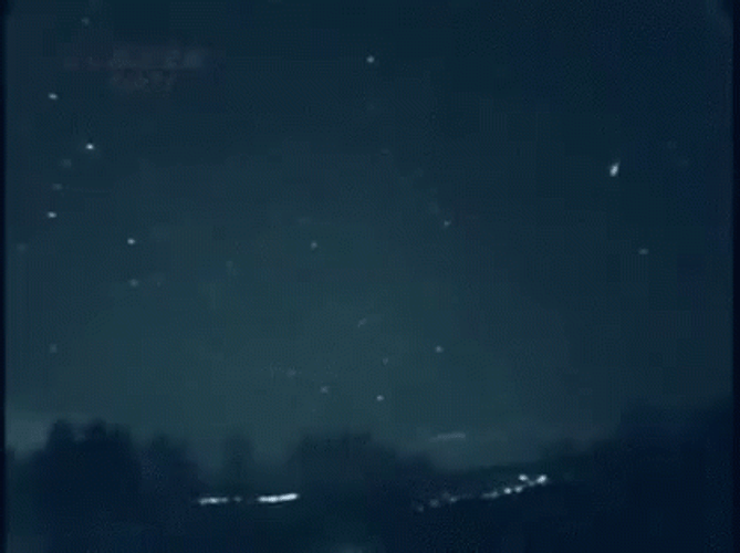 Meteor Shower Exploding Streak Of Light GIF