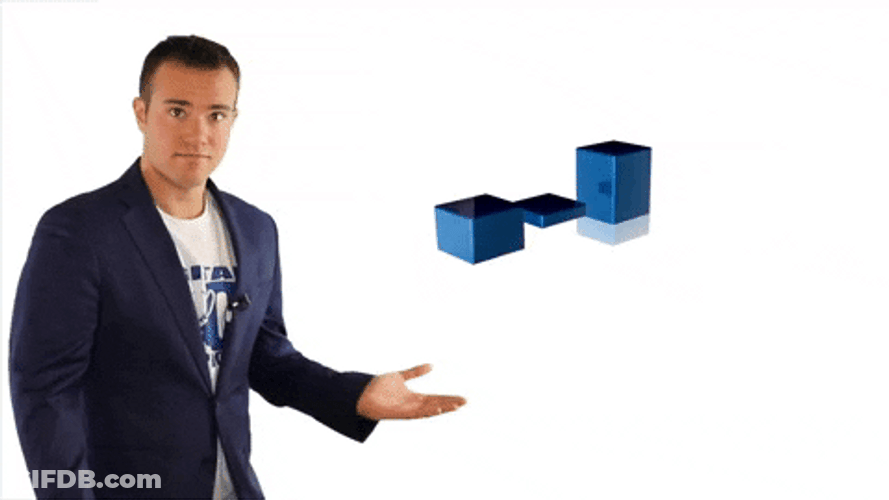 Metrics Blue Graph Going Up GIF