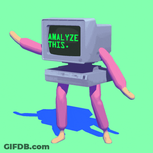 Metrics Computer Data Dancing Animation GIF