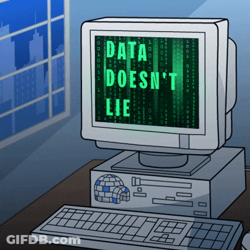Metrics Data Doesn't Lie Desktop Computer GIF