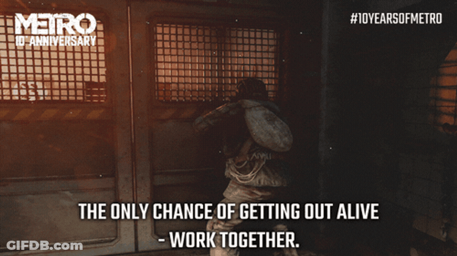Metro 3033 Team Work GIF
