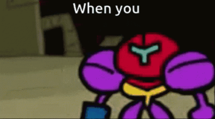 Metroid Cartoon Purple GIF