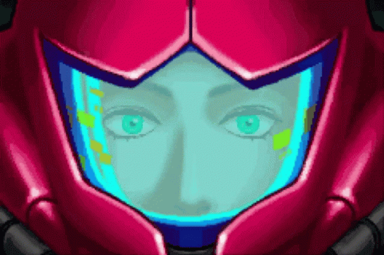 Metroid Eyes Inside The Costume GIF