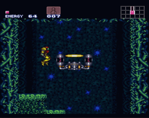 Metroid Game Level GIF