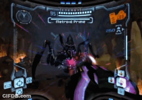 Metroid Prime Video Game Screen GIF