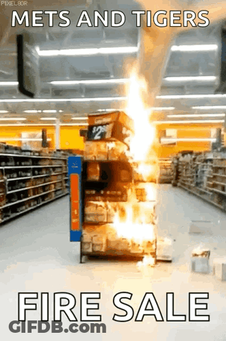 Mets And Tigers Fire Sale Ad GIF
