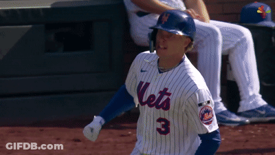 Mets Baseball Player Running GIF