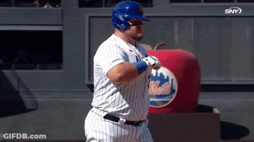 Mets Big Man Thanking God GIF