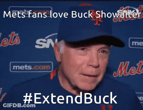 Mets Fans Love Buck Showalter GIF