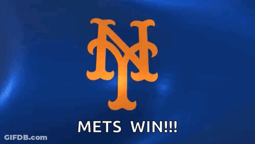 Mets Logo Blue Mets Win GIF