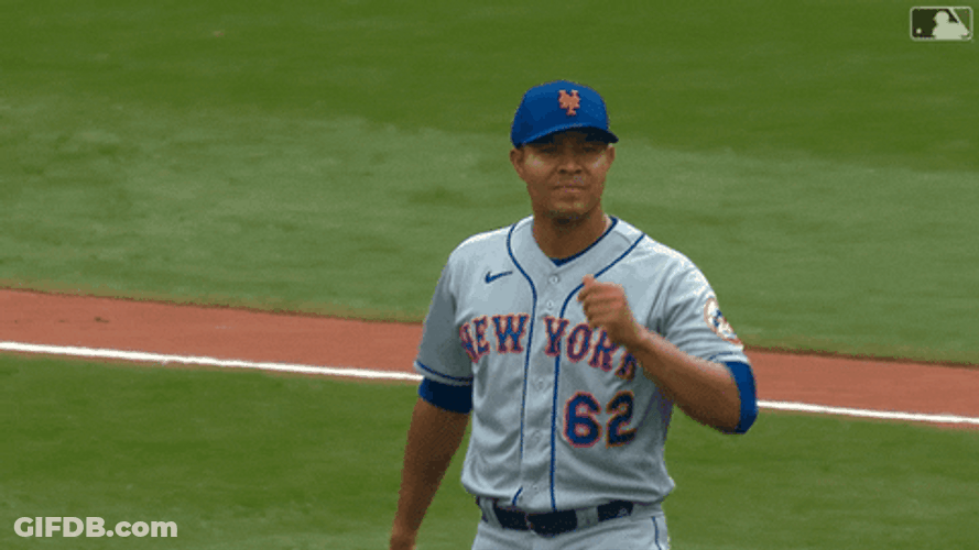 Mets Player Jose Quintana Hats Off GIF