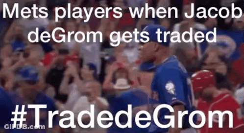 Mets Players When Jacob Degrom Gets Traded #Tradedegrom GIF