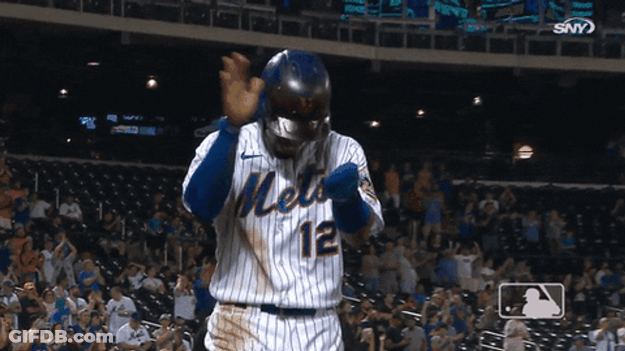 Mets Star Player Francisco Lindor Clapping GIF