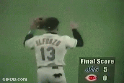 Mets Vs Red Sox Baseball Final Score 5-0 GIF