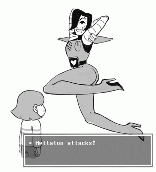 Mettaton Attacks Funny Dance Poses Undertale Meme GIF