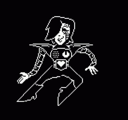 Mettaton EX Break Dance Undertale Video Game GIF