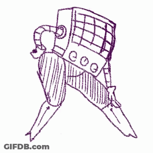 Mettaton Half Body Transform Shaking Sketch Undertale GIF