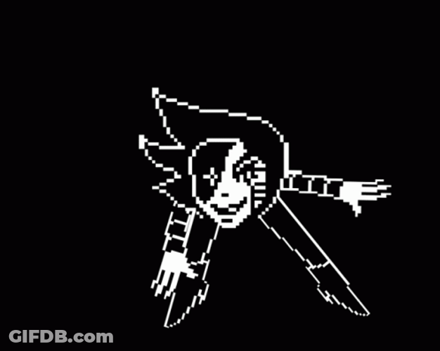 Mettaton Neo Sliding Flip Loop Undertale Game GIF