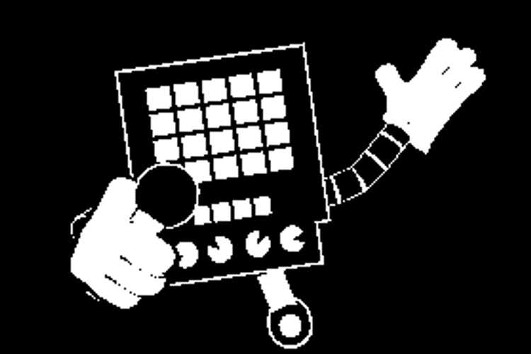 Mettaton Robot Microphone Wave Rolling Undertale GIF