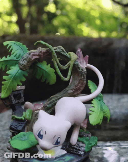 Mew Figurine GIF