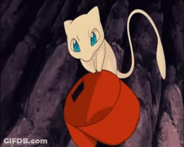 Mew Floating GIF