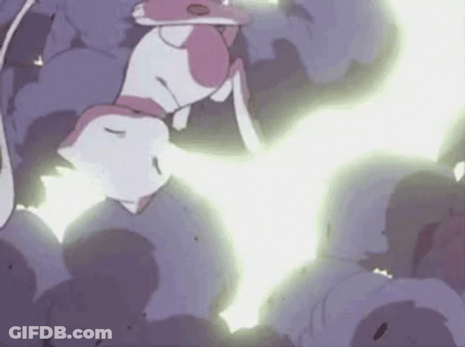 Mew Getting Attacked GIF