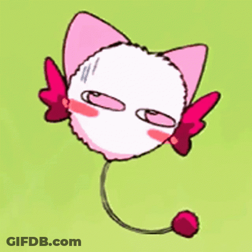 Mew Pink Head Flying GIF