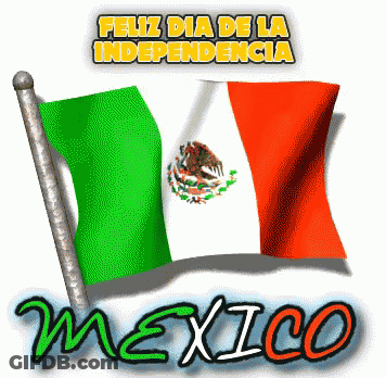 Mexican Flag Feliz Dia De La Independencia GIF