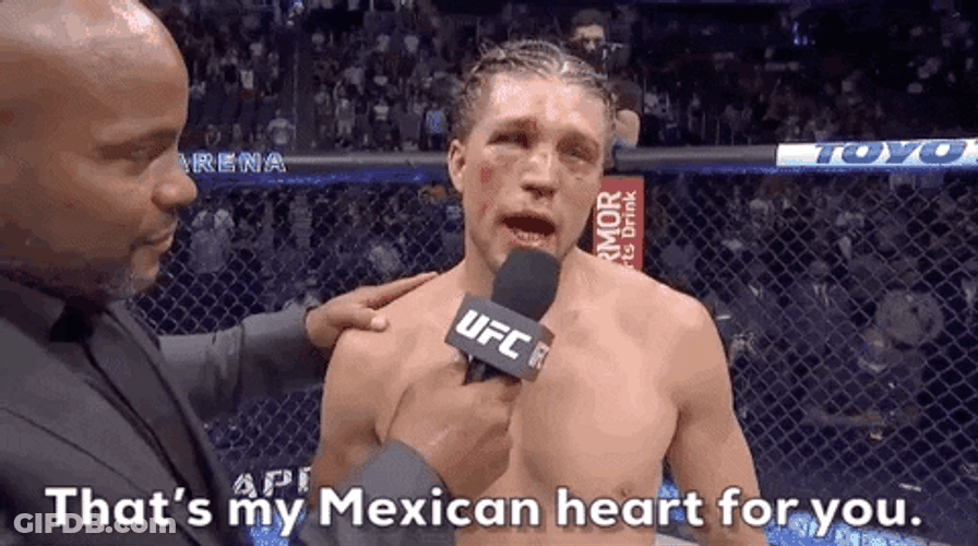 Mexican Heart Brian Ortega MMA GIF
